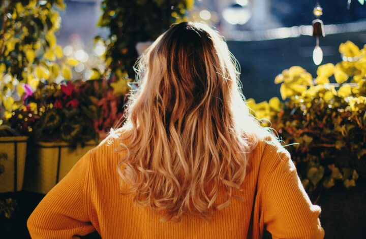 femme avec perte de cheveux